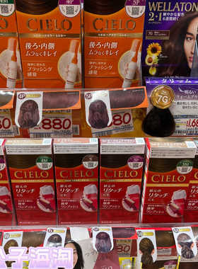 日本进口hoyu美源宣若CIELO染发剂植物遮白发纯泡泡沫染发膏霜