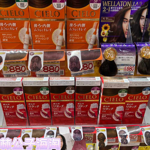 日本进口hoyu美源宣若CIELO染发剂植物遮白发纯泡泡沫染发膏霜