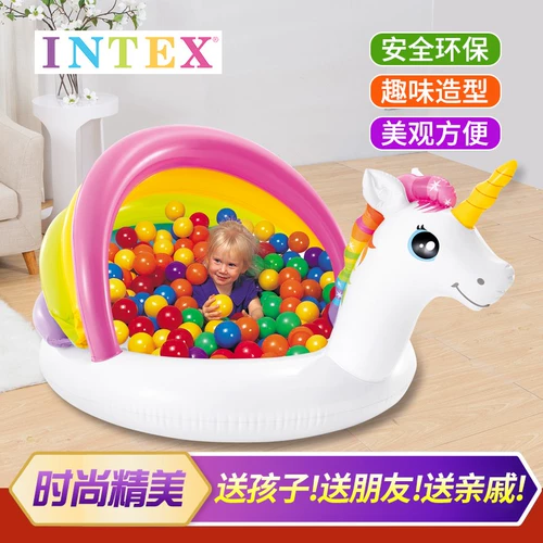 INTEX Надувная палатка, домик для принцессы, игрушка, игровой домик