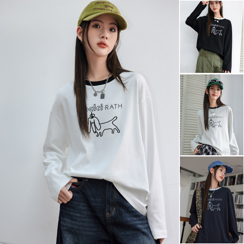 骄骄虎女童长袖t恤打底衫