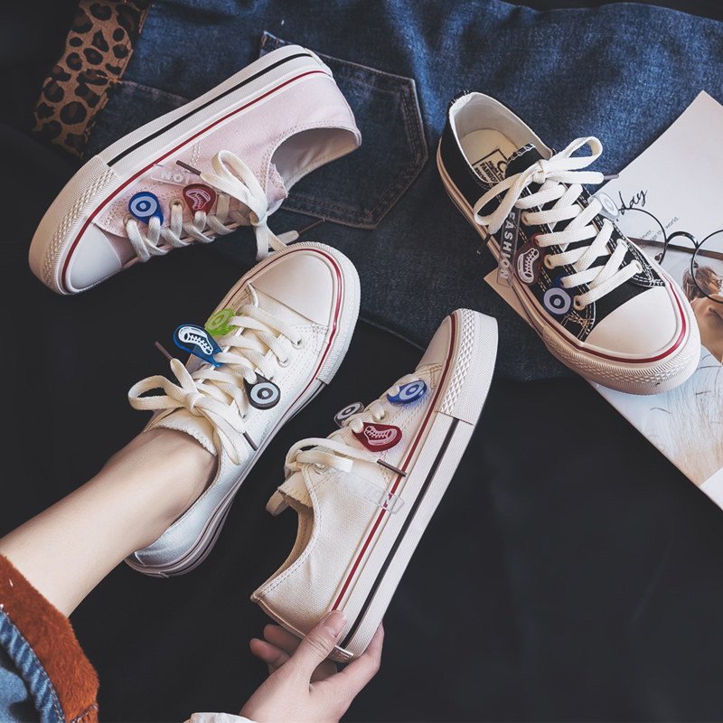 chic Harbor Wind skate shoes Korean Edition ulzzang canvas shoe Harajuku Basics Versatile White shoes Children's shoesin the Women's Shoes, Canvas shoes  category - from Buy2taobao.com to provide professional Taobao agent buy service