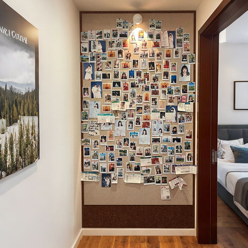 定制创意照片墙背景板毛毡板展示墙娃娃收纳墙客厅墙面装饰相册墙,文具电教/文化用品/商务用品,软木板/照片板/毛毡板,淘宝优惠券,粉丝福利购,淘宝优惠卷