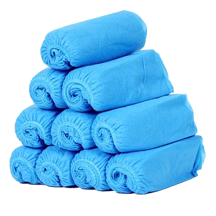 医用隔离鞋套一次性无纺布防疫鞋套护士手术室脚套隔离衣防疫用品