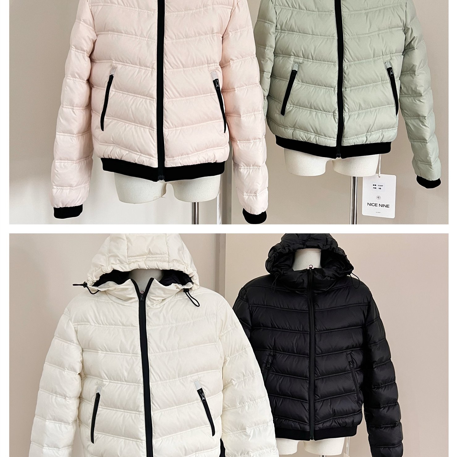 Skk Store Mon*ler羽绒 出行苾备无胆无缝压胶90白鸭绒排骨羽绒服