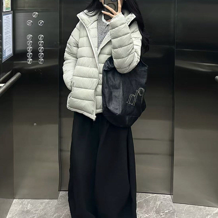 美式复古轻薄连帽棉服女冬季2025新款小个子小众夹棉加厚棉衣外套,女装/女士精品,棉衣/棉服,淘宝优惠券,粉丝福利购,淘宝优惠卷