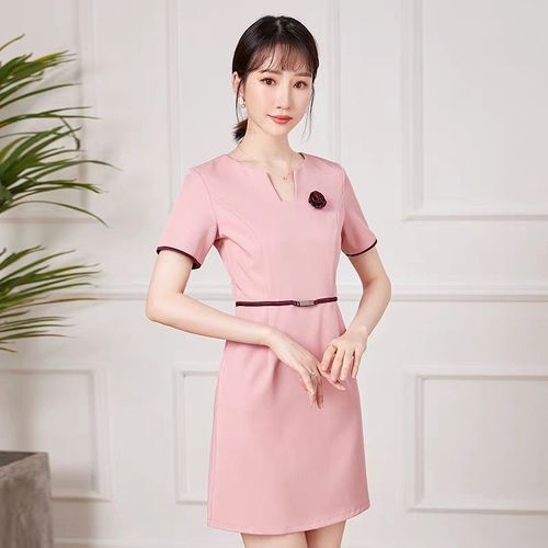 优选夏季美容院美容师q皮肤管理月子中心工作服养生馆按摩店足浴