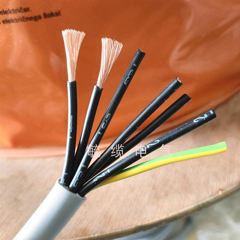 1119407德国进口电缆7芯25平方110系列柔性耐油纯铜控制线7g-正