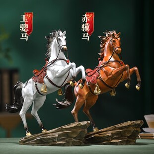 优选大铜世c家黄铜传世战马摆件家居客厅办公室高级装饰品乔迁开