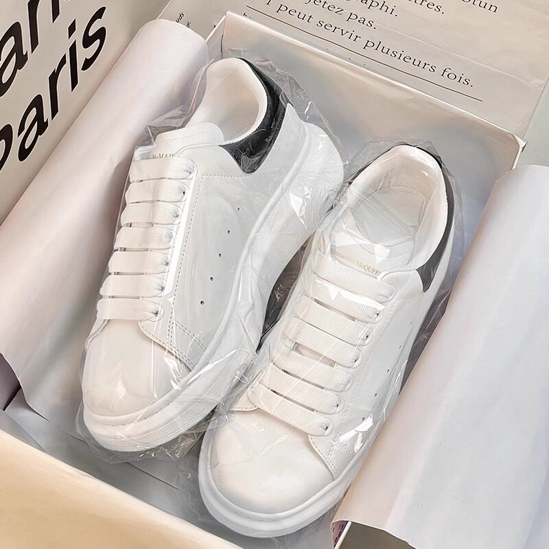 旗舰店正品匡麦昆小白鞋女官方真皮厚底增高鞋男夏季新款休闲板鞋
