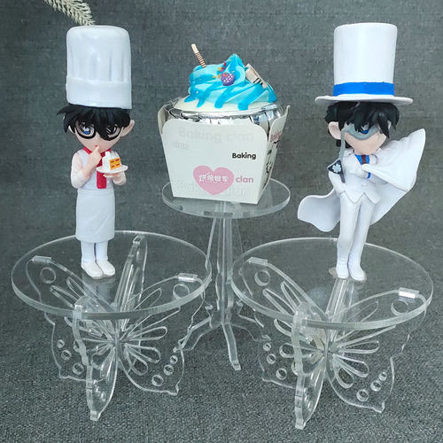 透明底拖蝴蝶架子固定摆件