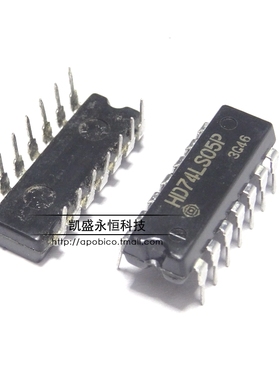 直插式 74LS05 HD74LS05P SN74LS05N DIP-14 逻辑芯片IC 集成电路