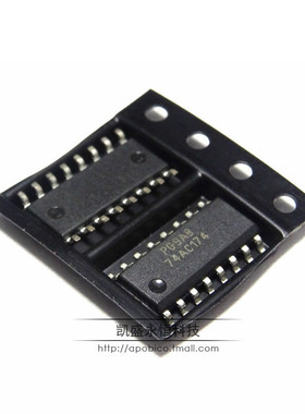 贴片 74AC174 74AC174SCX sop-16 3.9MM 主复D型非反相逻辑触发器