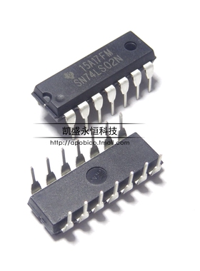 直插 SN74LS02N 74LS02 HD74LS02P DIP-14 输入正或非门 芯片IC