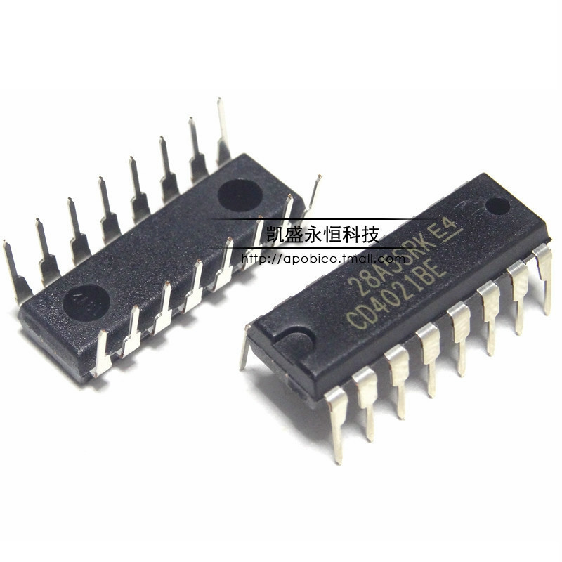 直插 CD4021BE DIP-16 CD4021 逻辑-标准移位寄存器芯片 全新