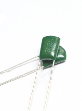 直插 2A123J 100V涤纶电容 12000PF 12NF 0.012UF 100V123J电容器