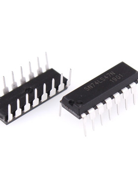 直插式 SN74LS47N 74LS47 HD74LS47P DIP-16 7段 LED显示器驱动器