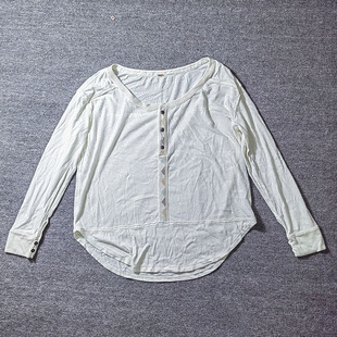 FP纯棉弹力长袖卫衣女贸尾货库存032217