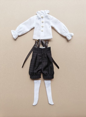 Anelf现货blythe小布bjd娃娃衣服ob24宫廷小王子服装服饰一整套装