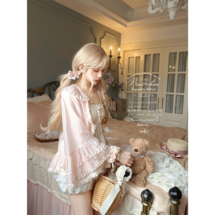 衬衫 娃娃天丝铜氨领防晒开衫 C2422 姬袖 莉摩Bobon21晨雾提篮