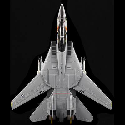 /1:72F14雄猫合金飞机模型F-14A战斗机VF-2赏金猎人中队拼装收