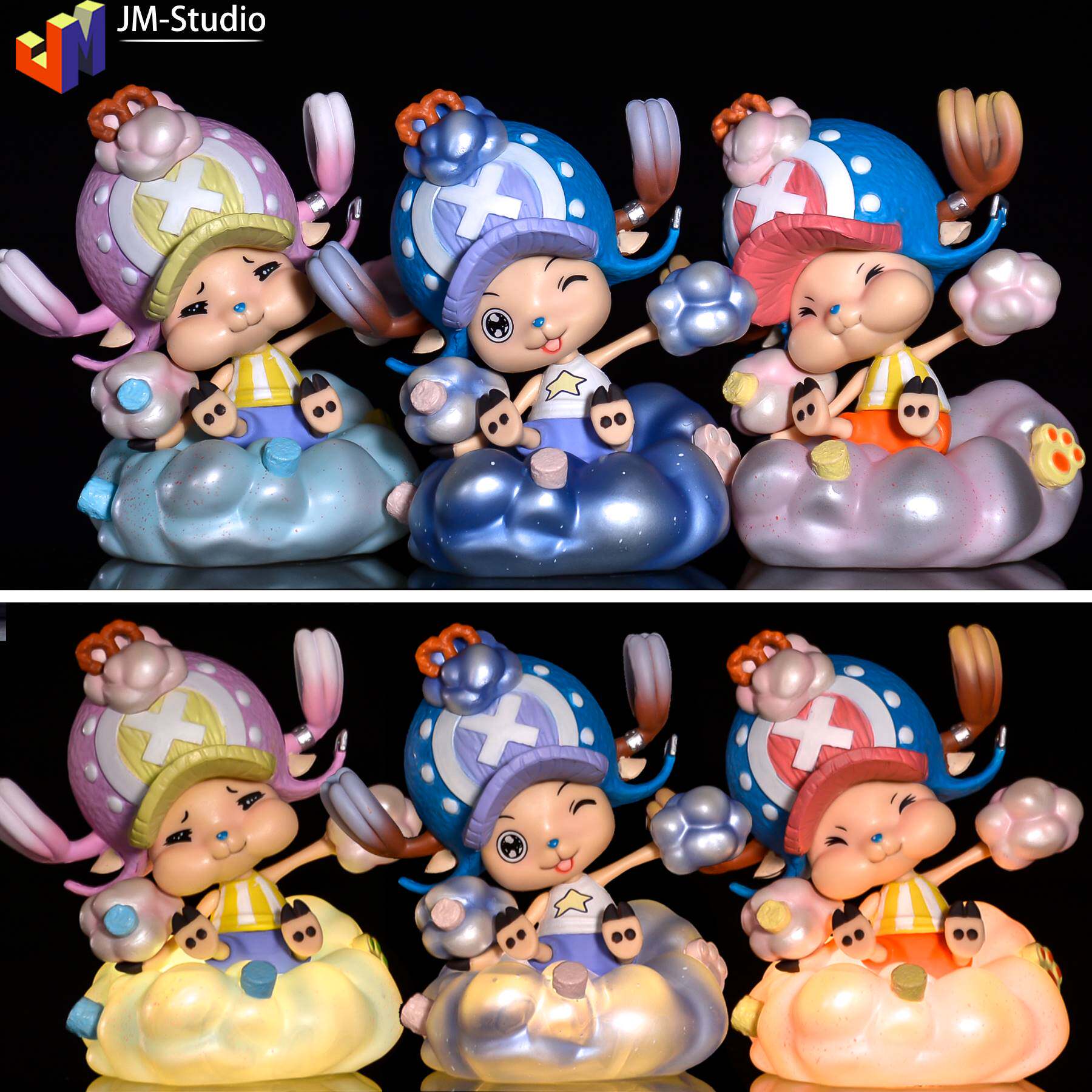 海贼王gk乔巴cos皮卡丘变装奶糖可爱q版萌物圣诞手办模型摆件雕