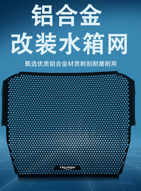 适用凯旋Speed Triple1200 RS/RR改装水箱保护网散热器防护罩配件