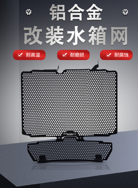 适用奥古斯塔竞速Dragster暴徒Brutale 800 TV改装水箱油冷保护网