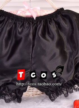 TCOS 黑色白色红色 百搭通用安全裤打底裤cosplay南瓜裤