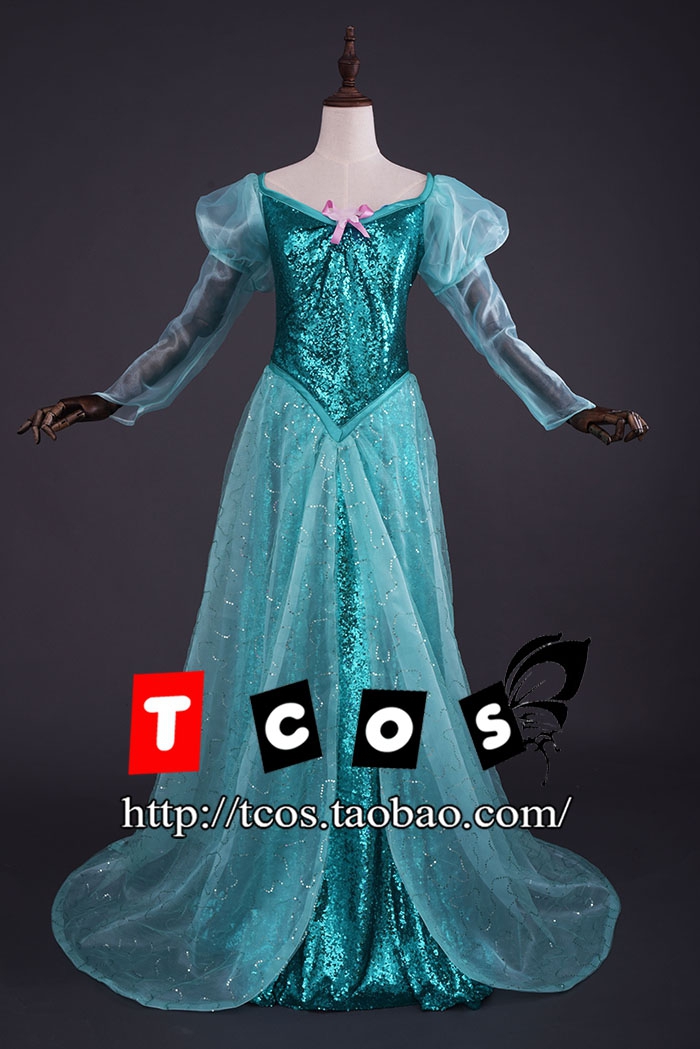 美人鱼爱丽儿公主裙cos
