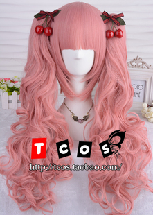 TCOS 海贼王幽灵公主佩罗娜cos假发初音粉色双马尾cosplay假发
