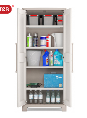 KETER GULLIVER高柜储物收纳柜塑料大型别墅园艺阳台庭院防水防晒