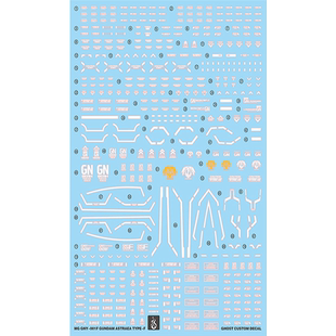 炎 GHOST版 MG 正义女神F AstraeaF 全武装 红正妹 高达 荧光水贴