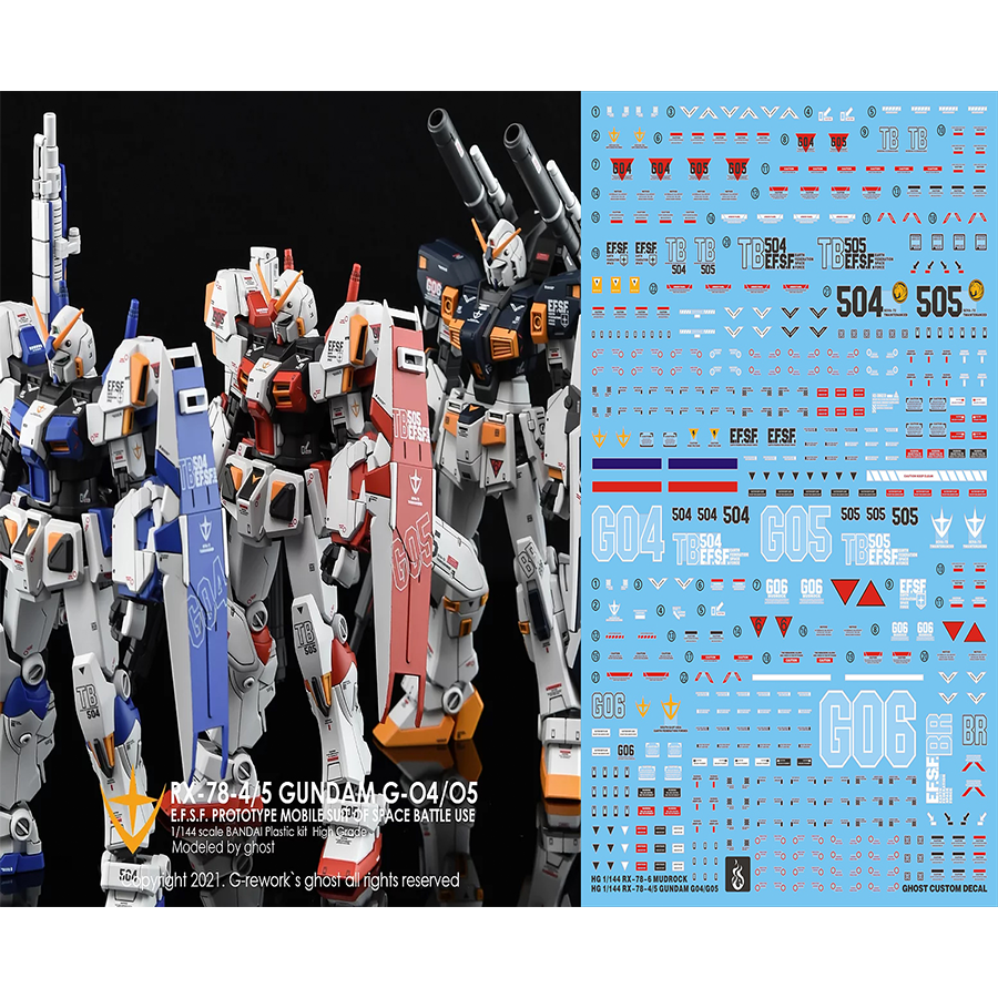 炎HGRX-78四/五/六号机荧光