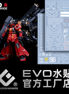EVOMG192精神力扎古荧光水贴