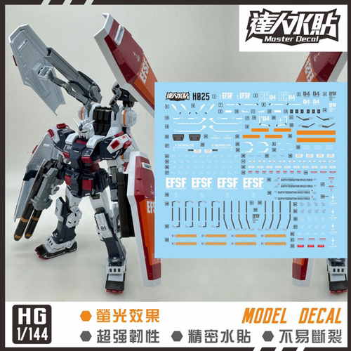 达人H025FA78雷霆宙域荧光水贴