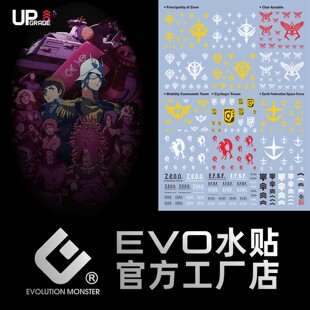 现货 EVO 0079 联邦基翁 高达 模型 LOGO 联邦吉翁 标志 通用水贴