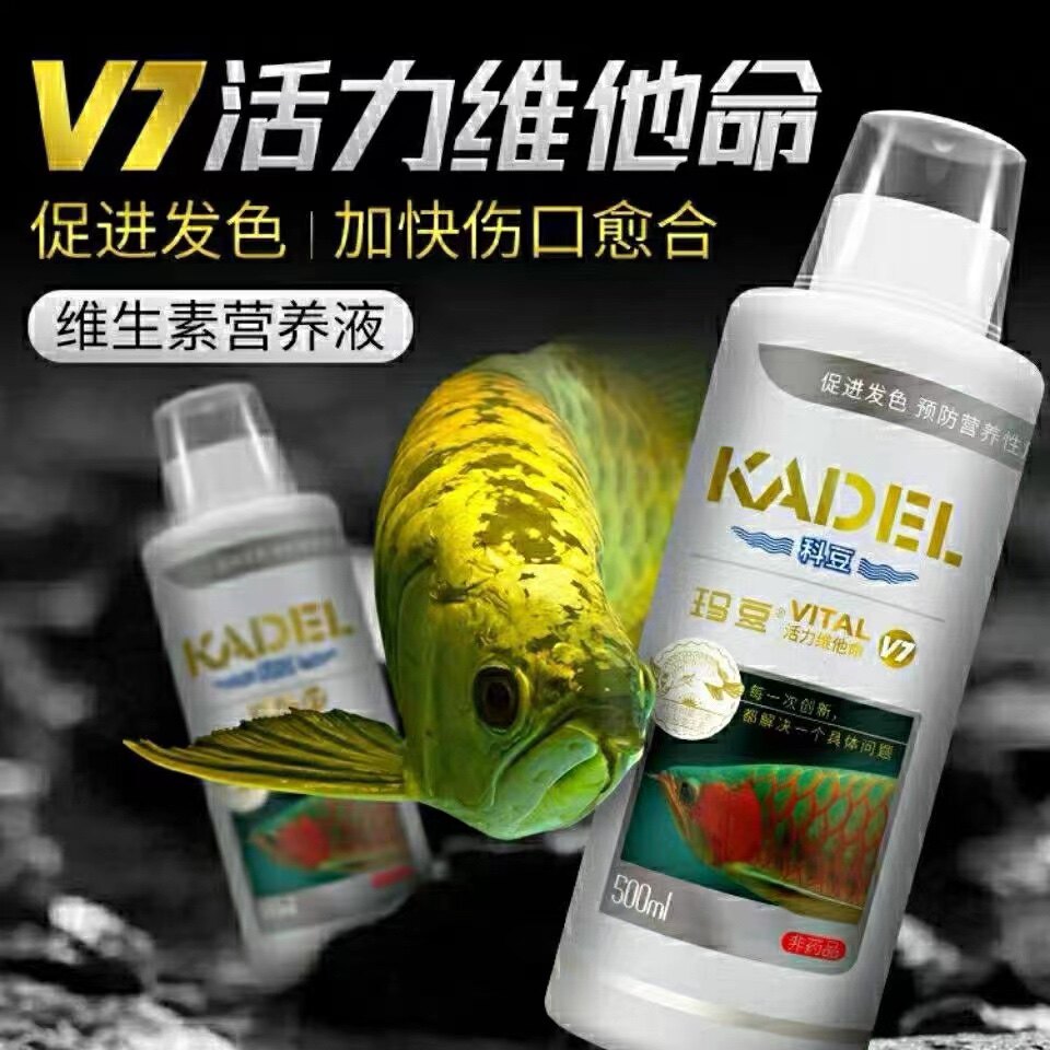 玛豆V7龙鱼用维生素专用魟鱼营养液维他命水族观赏鱼厌食益生菌vc