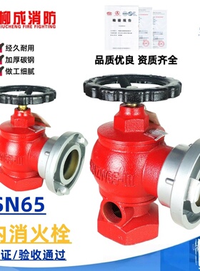 柳成中铭海锦品牌室内消火栓SN65 SNZ65 SNW65 SNZW65 厂家直销