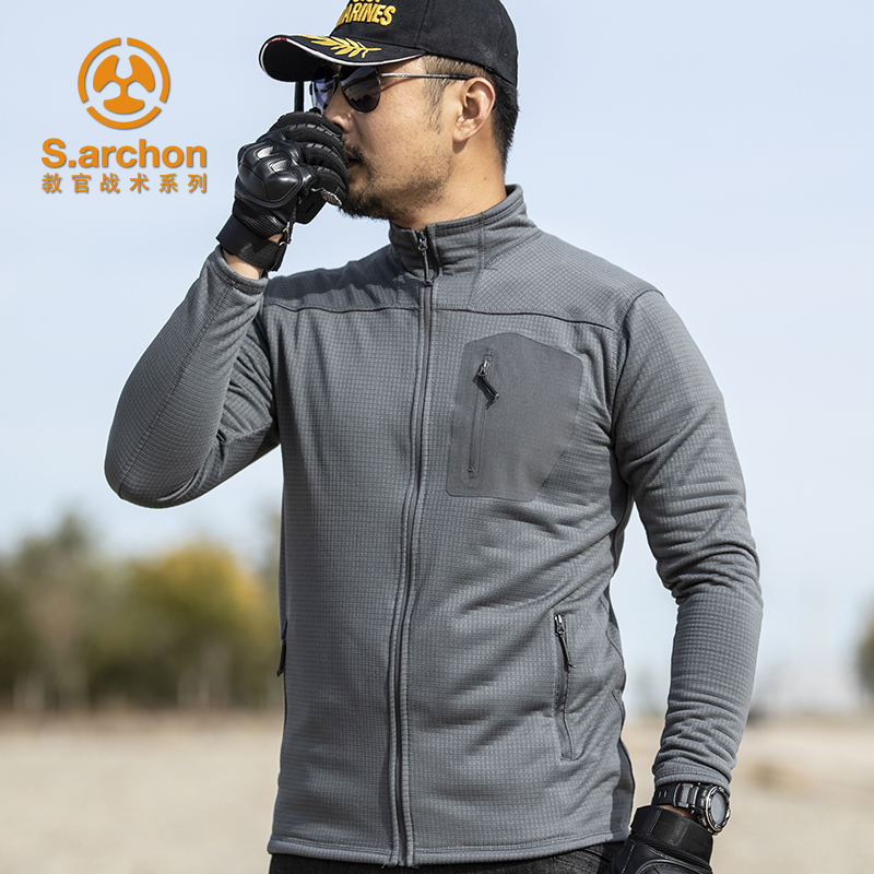 春秋军迷冲锋衣内胆双面飞翼外套