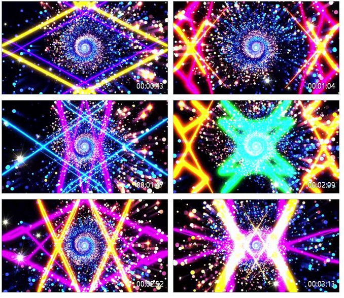 花球啦啦操健身操 ShaLaLong 动感炫酷舞台背景 VJ视频年会开场舞