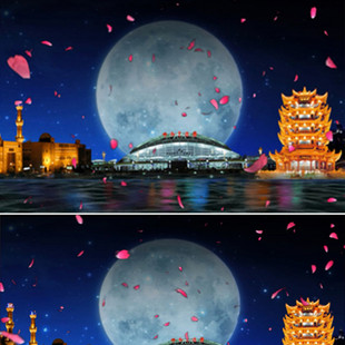 同一首歌配乐成品 led动态视频背景视频 晚会背景中国风视频素材