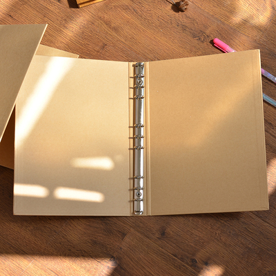 封面硬壳文件夹透明活页本