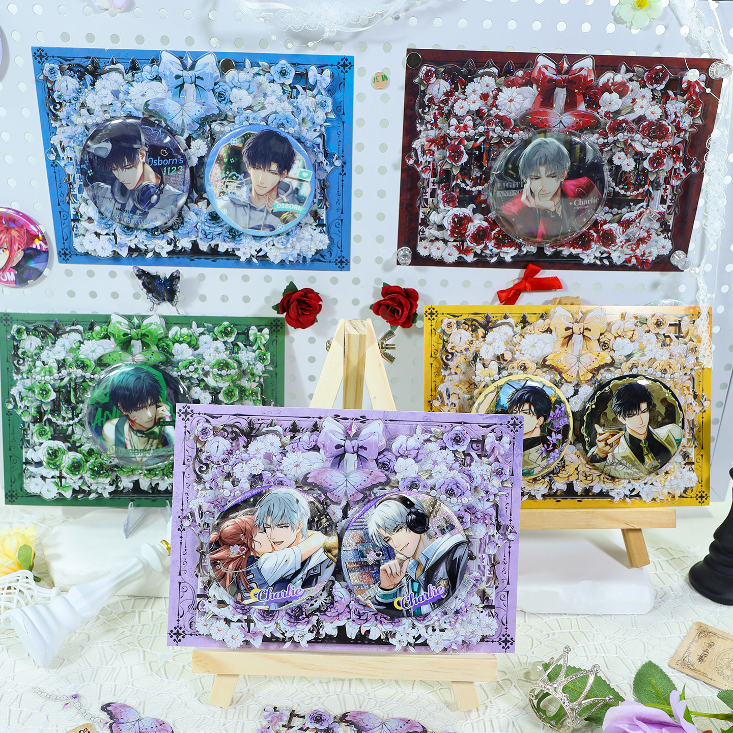 谷美双吧唧托痛包谷子扎包装饰物