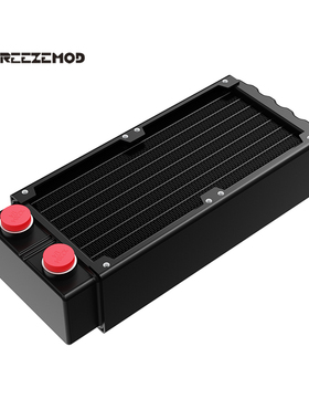 FREEZEMOD水冷双层铝散热排8CM安装SR-160SLG14液冷医疗打印激光