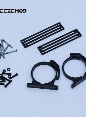 FREEZEMOD水冷SXKJ-XK安装散热排50MM60MM外径水箱用黑色可调管夹