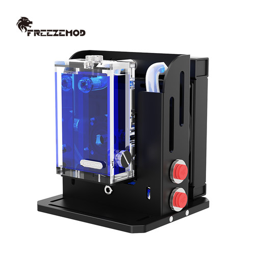 FREEZEMOD工业仪器内置水冷模组SLMZ-LS-120S水泵水箱一体12V