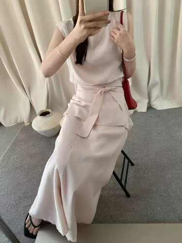 2026夏季显瘦背心阔腿裤两件套