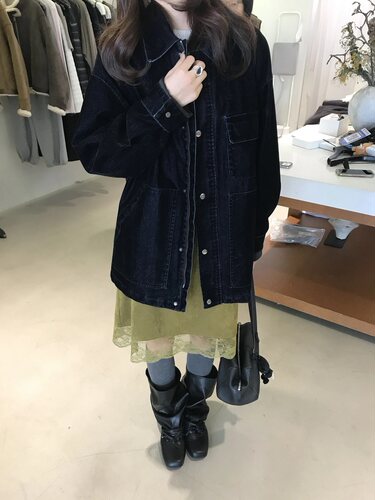 欧洲站2026秋季新款欧货时尚百搭翻领单排扣丝绒外套女宽松上衣潮