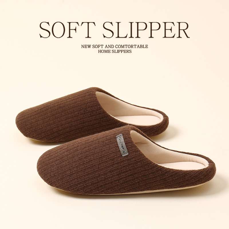 2025棉拖鞋男女款居家室内外冬季新款防滑厚软底保暖毛绒情侣拖鞋