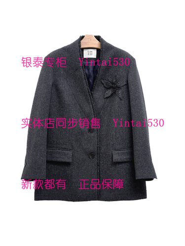 茜可可 专柜正品2025冬装新款西装外套CNP5092067 国内代购原899
